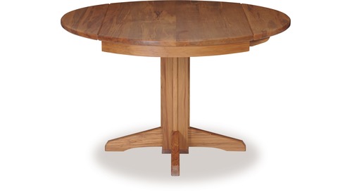 Avondale Round Double Drop-Leaf Dining Table 